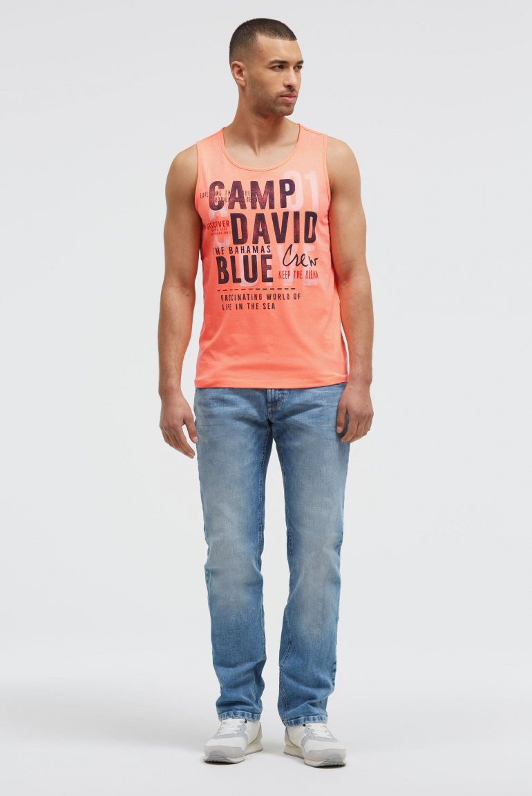 Muskelshirt mit Logo Prints