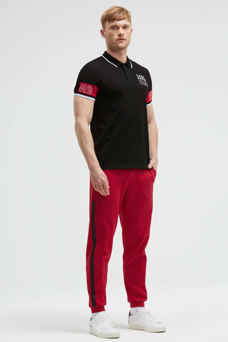 Pikee-Polo mit Colour-Blocking