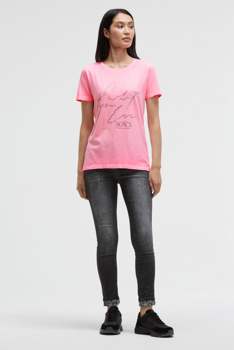 T-Shirt Rundhals mit Artwork