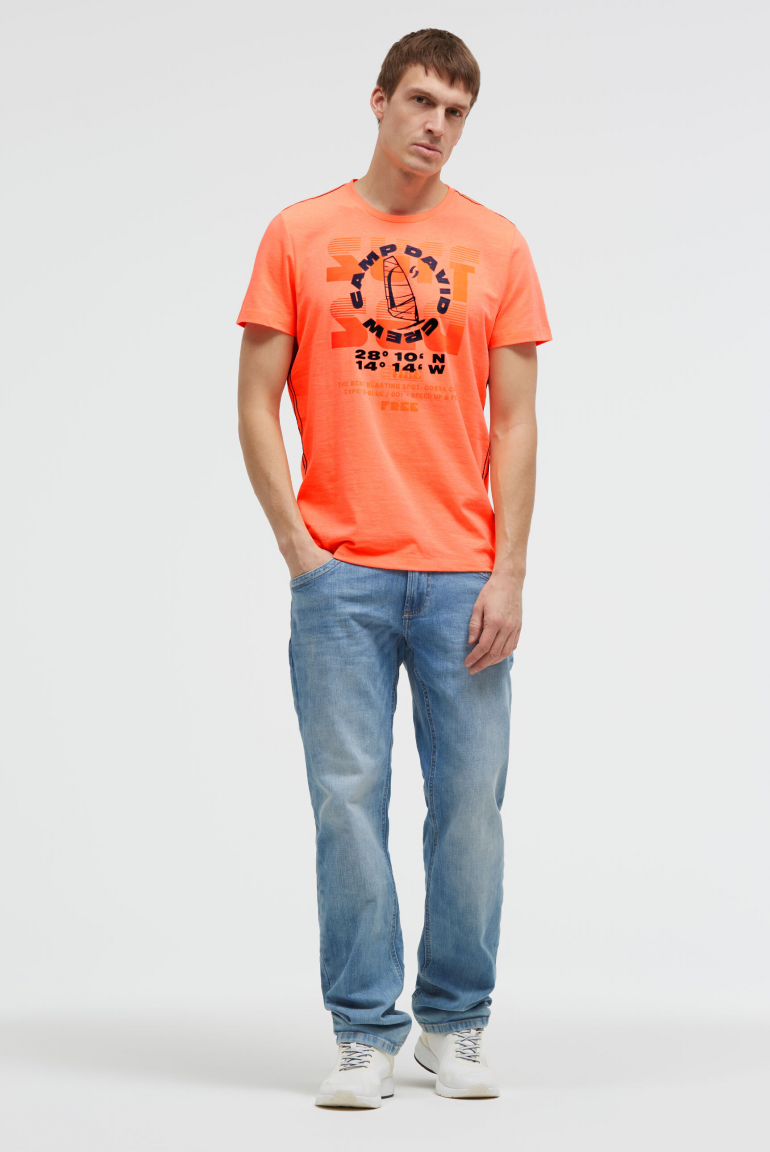 T-Shirt Rundhals mit Artwork