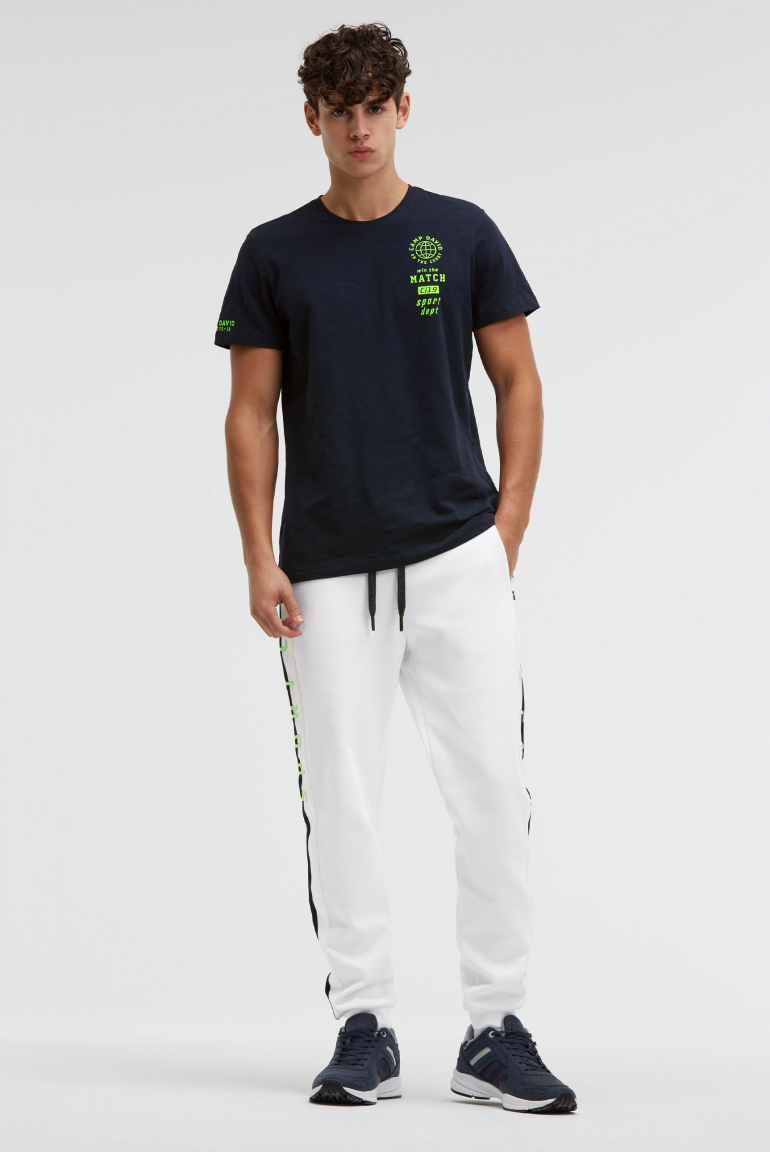 T-Shirt Rundhals mit kleinen Folienprints