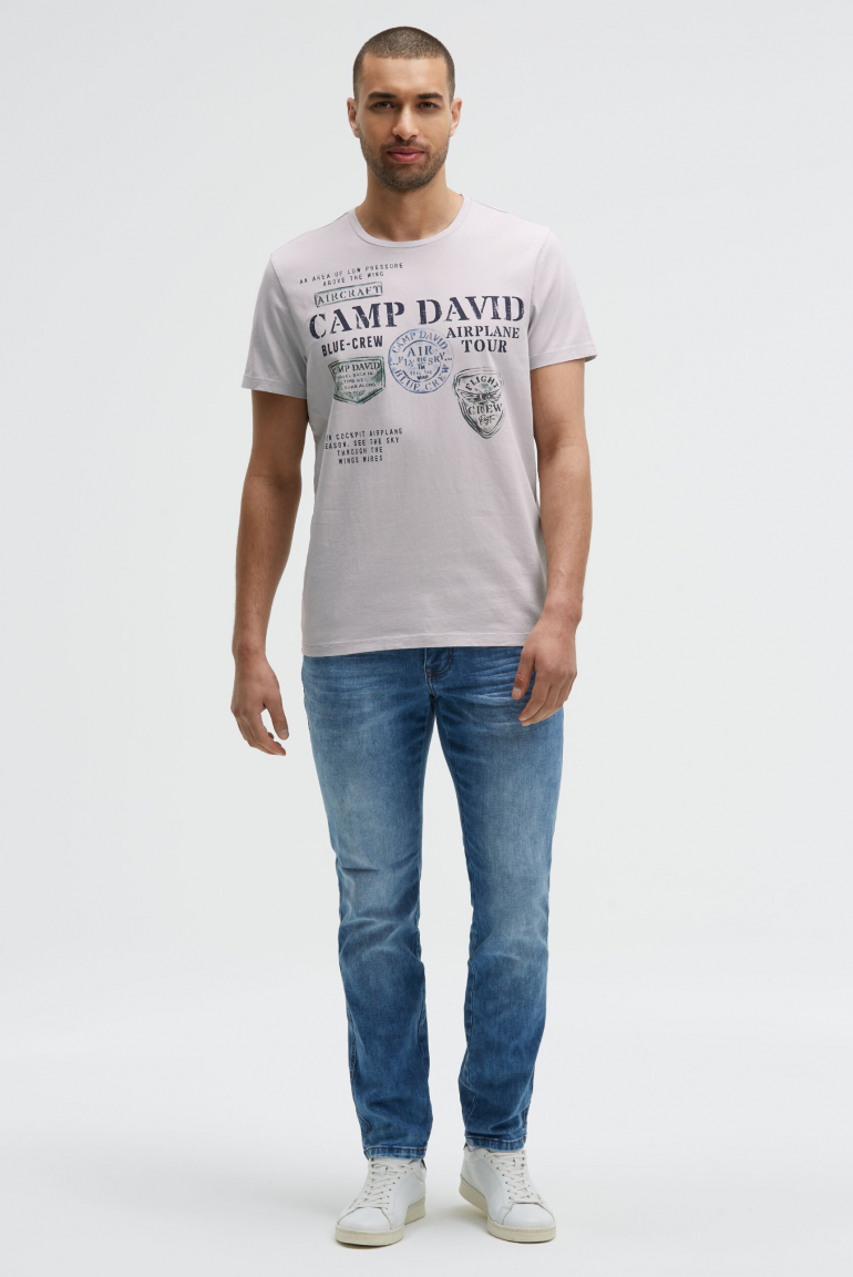 T-Shirt Rundhals mit Photoprint