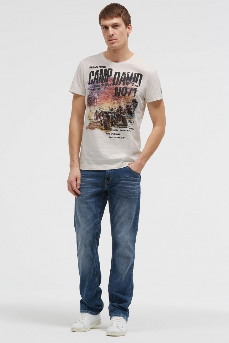 T-Shirt Rundhals mit Photoprint