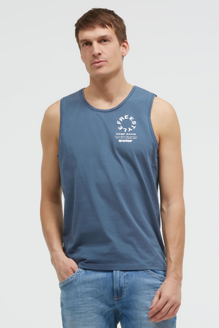 Tanktop mit Rücken-Print