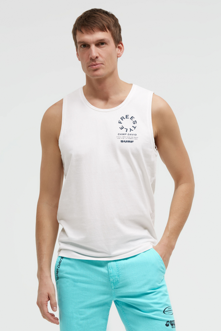 Tanktop mit Rücken-Print