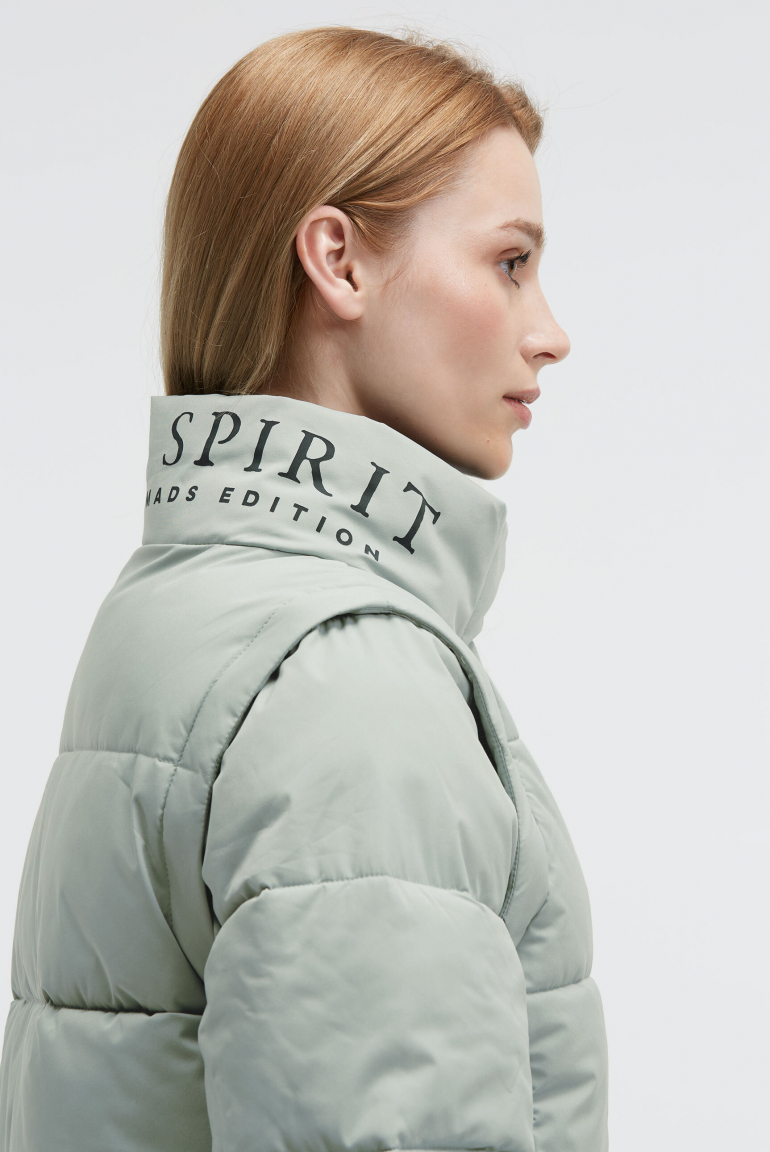 2-in-1 Steppjacke und Weste