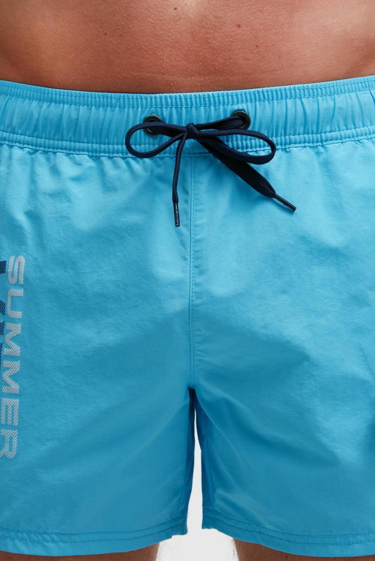 Badehose mit Logo Print