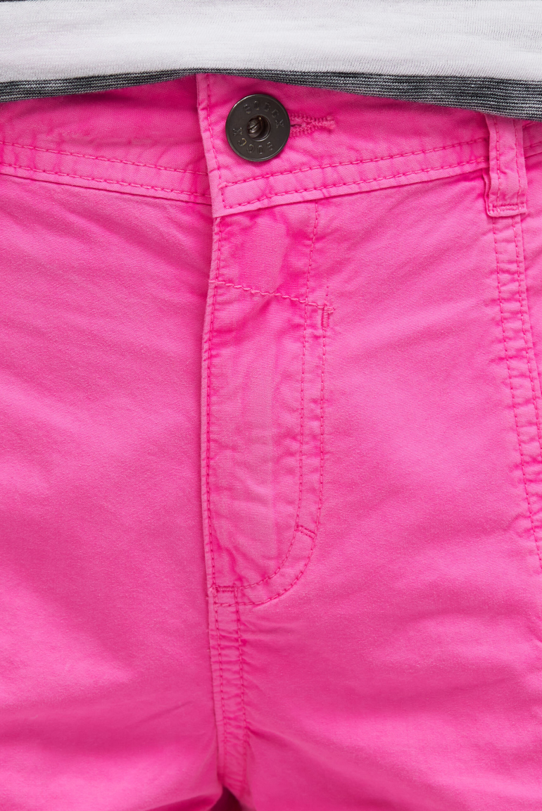 Bermudashorts mit Zip Fly