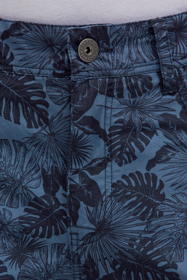 Cargo Shorts mit All Over Print