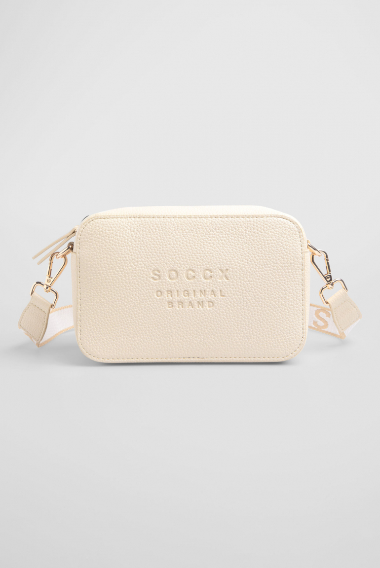 Crossbody Bag mit Logo und Intarsia-Webriemen