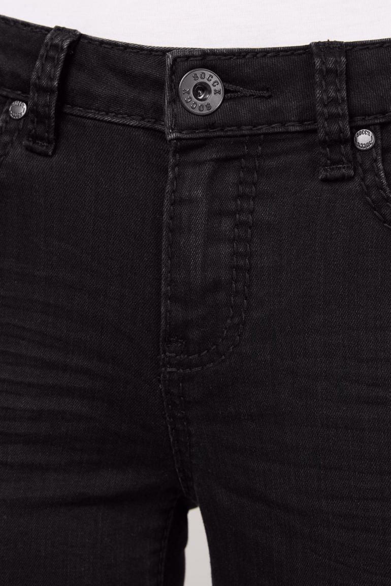 Jeans RO:MY mit Samttape an den Seiten
