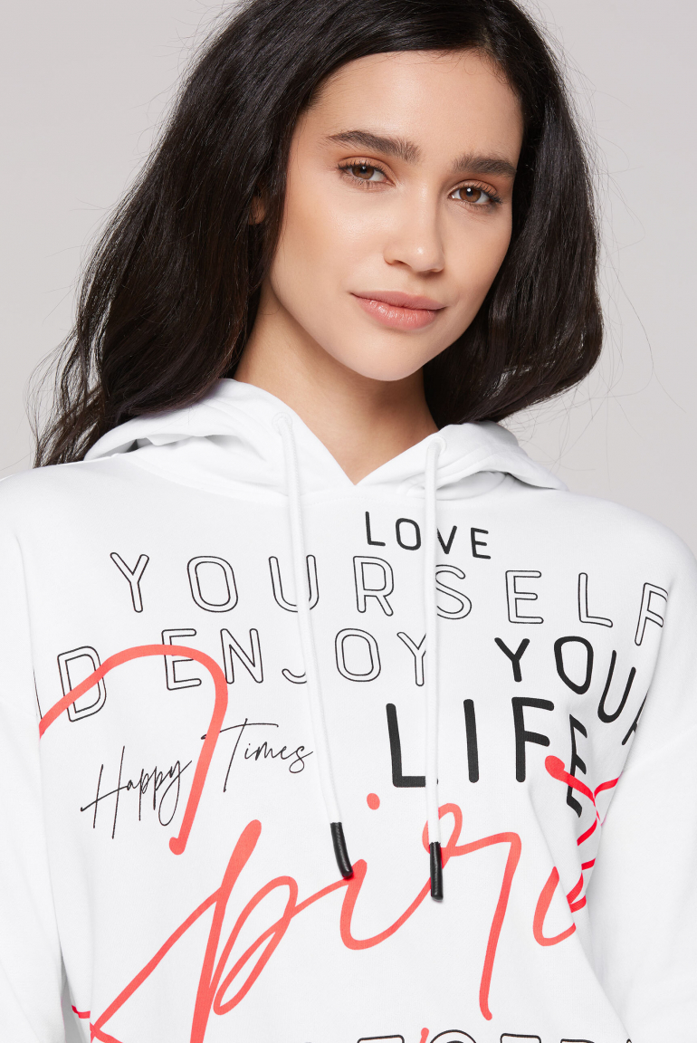 Kapuzensweatshirt mit XL-Wording