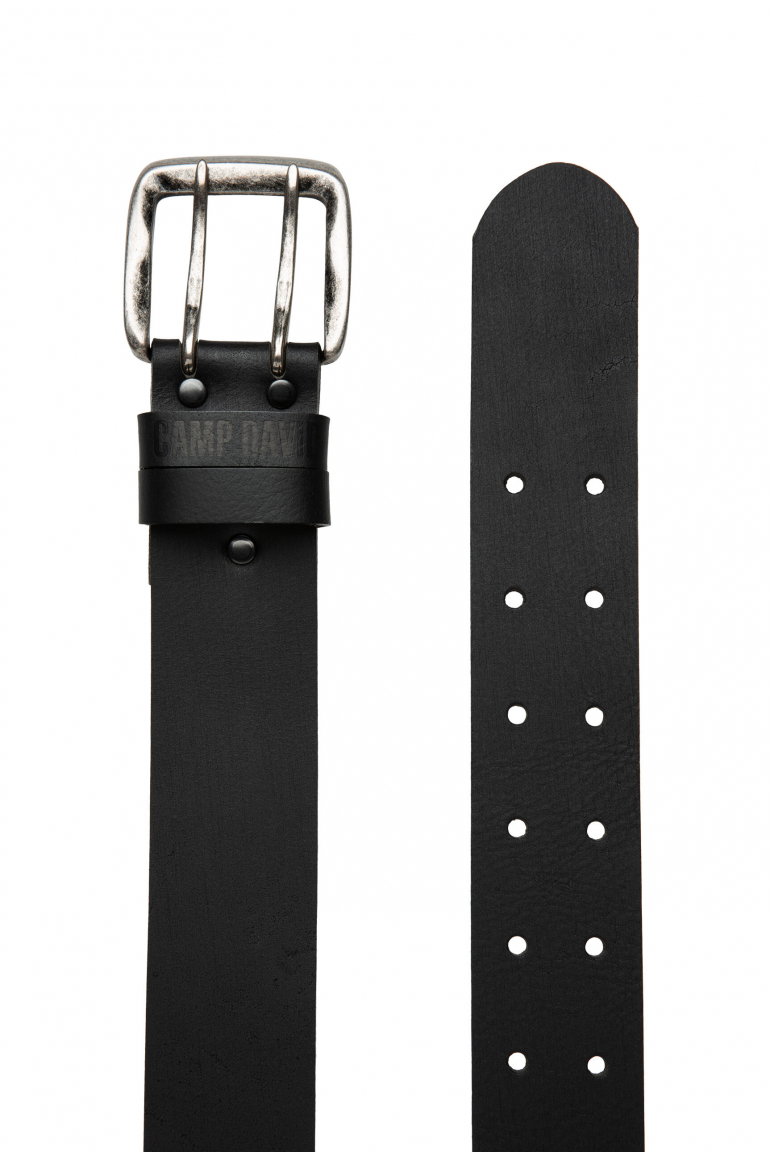 Ledergürtel mit Doppeldornschließe