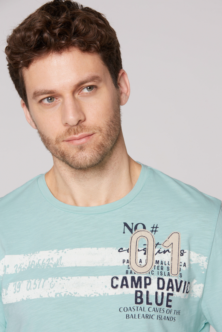 Longsleeve mit Label-Applikationen