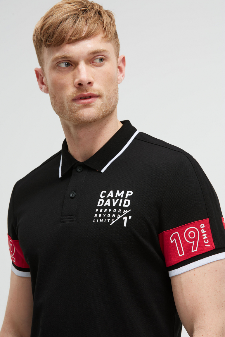 Pikee-Polo mit Colour-Blocking