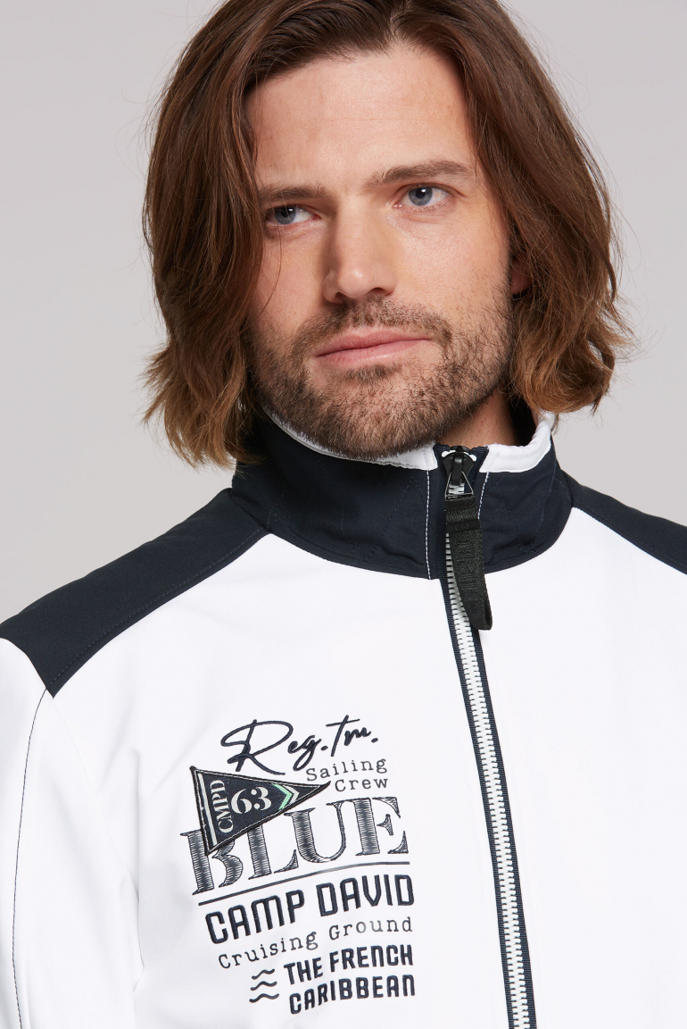 Softshelljacke mit Colour-Blocking