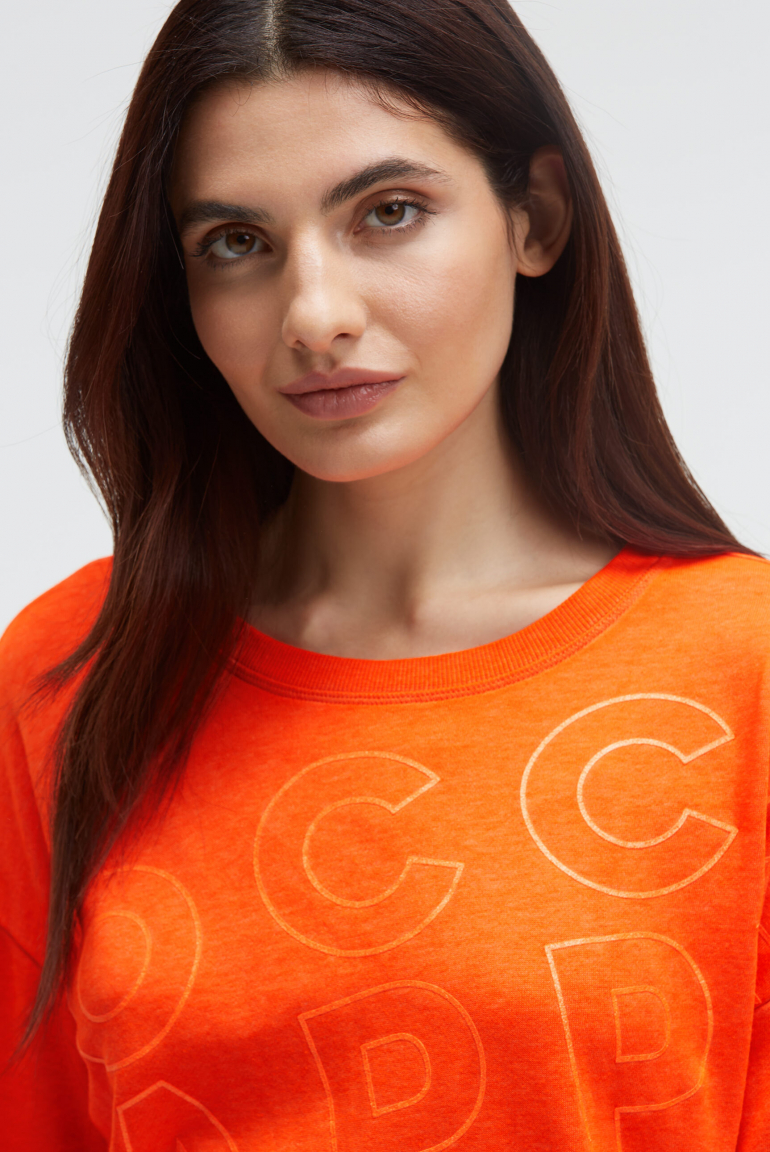 Sweatshirt mit Glitter Artwork