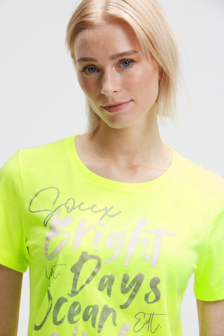 T-Shirt mit Rundhalsausschnitt und Artwork