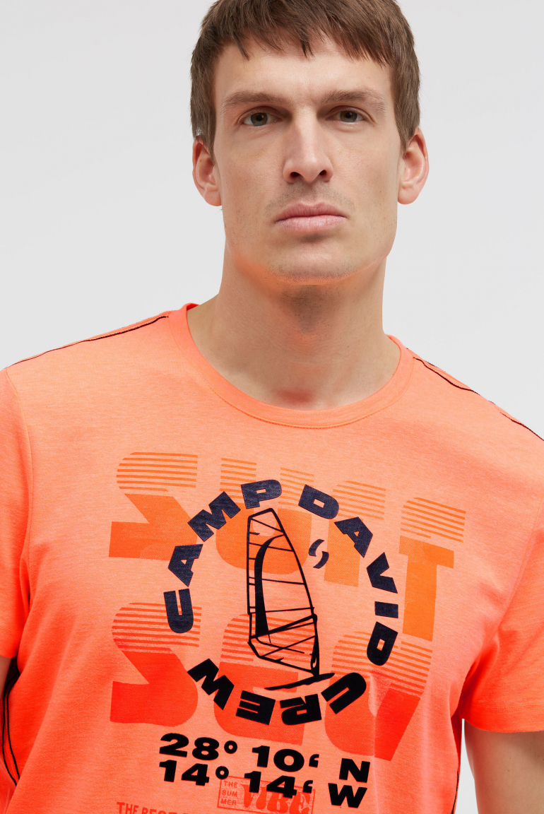 T-Shirt Rundhals mit Artwork