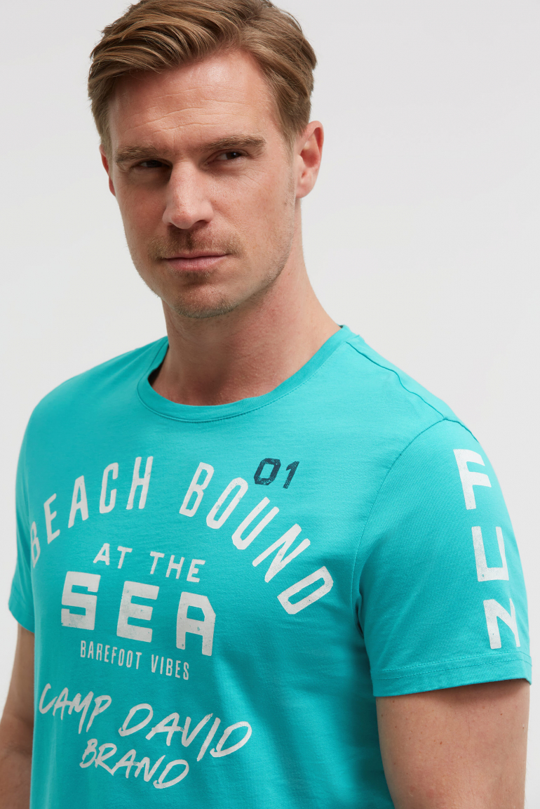 T-Shirt Rundhals mit Artworks