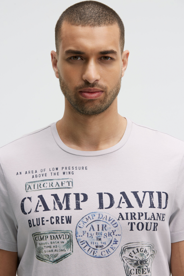 T-Shirt Rundhals mit Photoprint