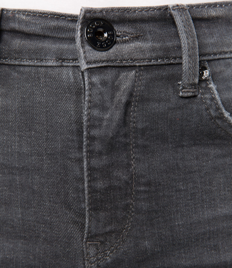 Vintage Jeans mit hohem Bund, Slim Fit