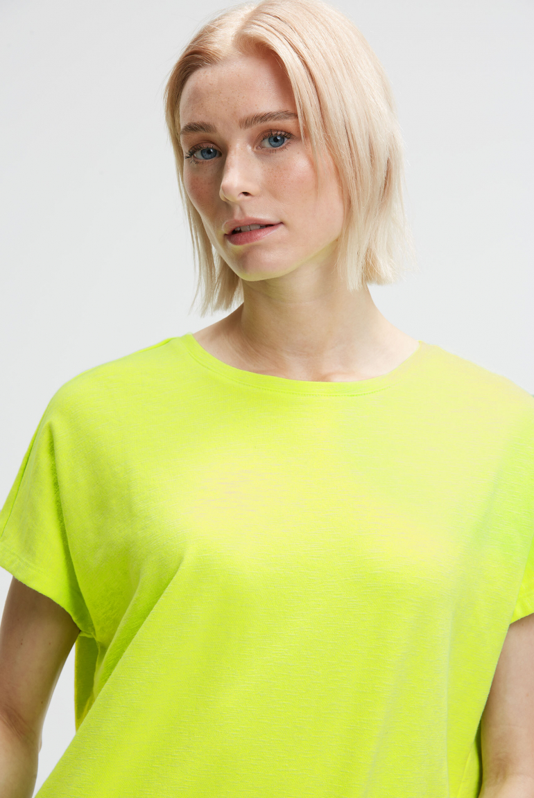 Ärmelloses Oversized Shirt mit Label Print