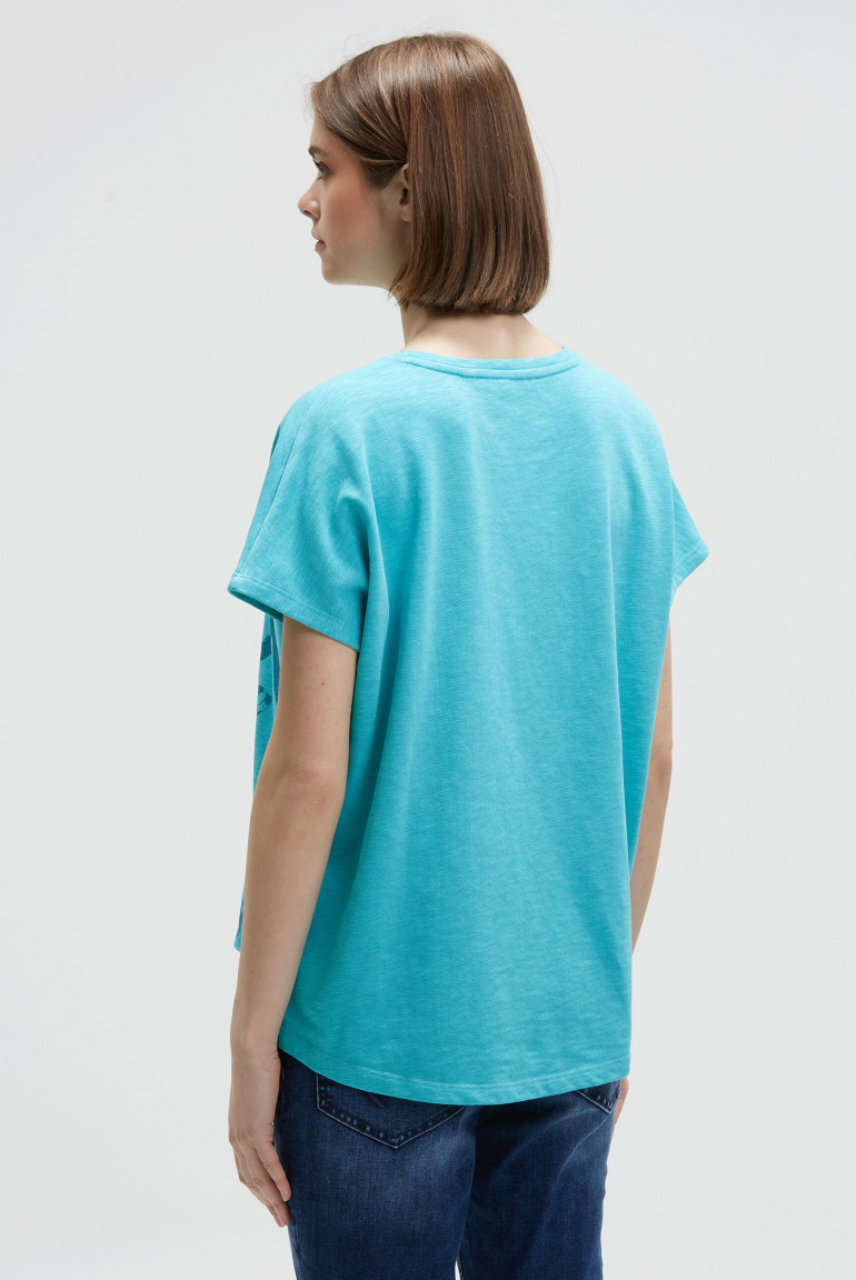 Ärmelloses Oversized Shirt mit Label Print