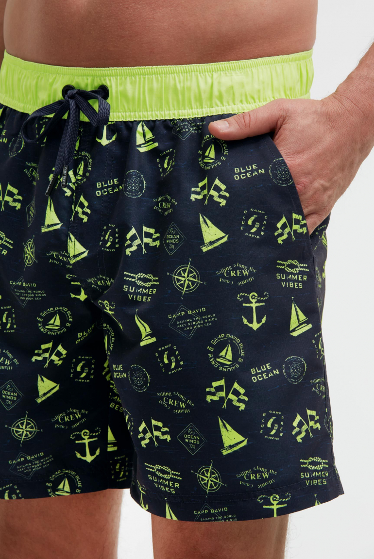 Badehose mit All Over Print
