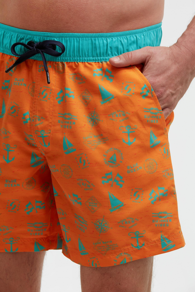 Badehose mit All Over Print