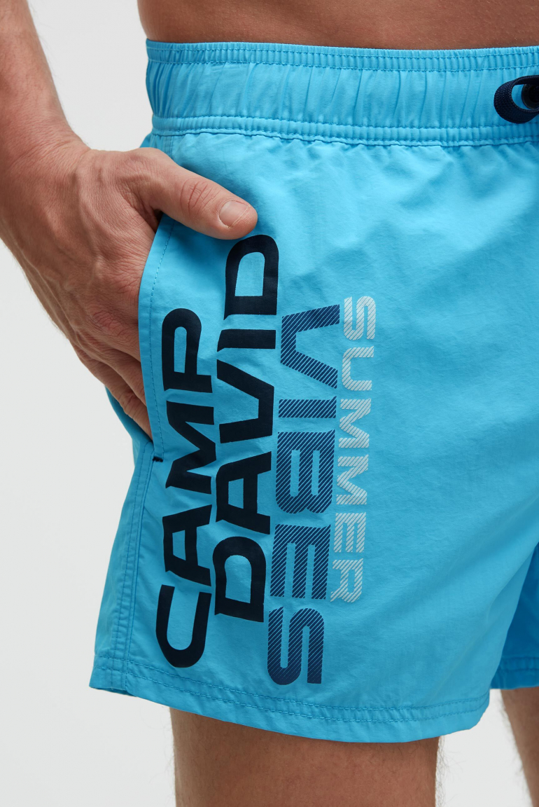 Badehose mit Logo Print