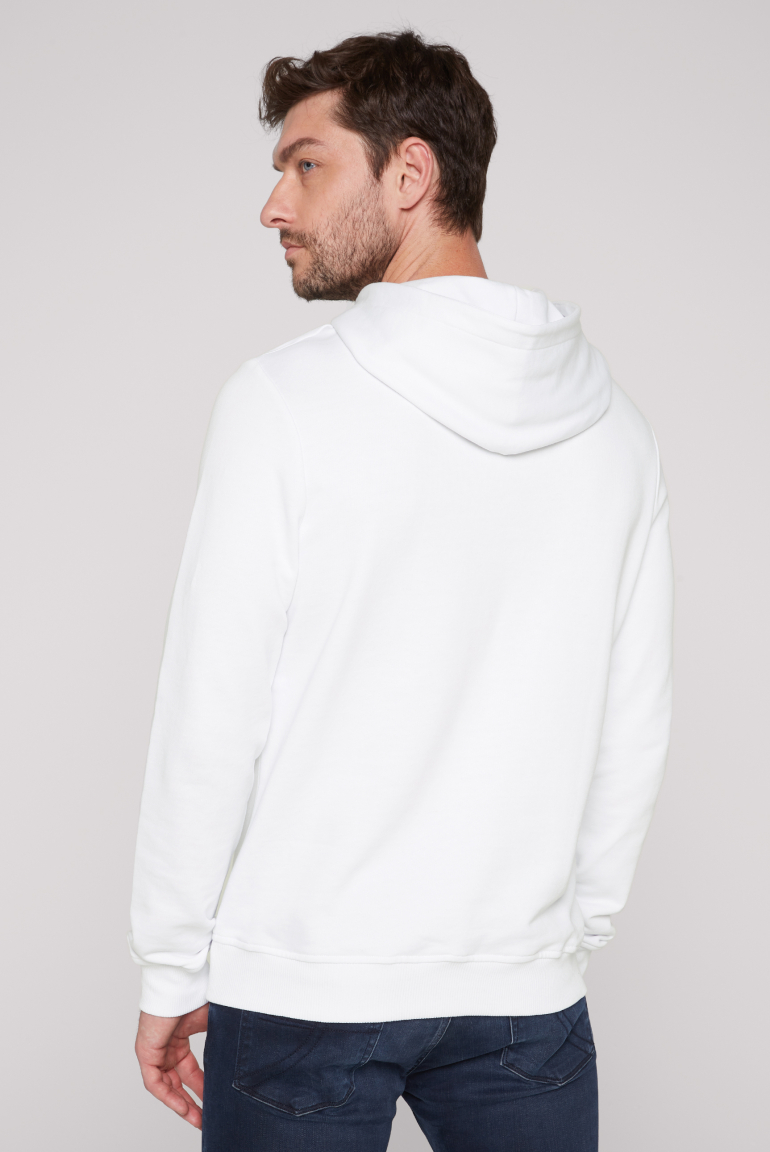 Basic Hoodie mit Logo Print