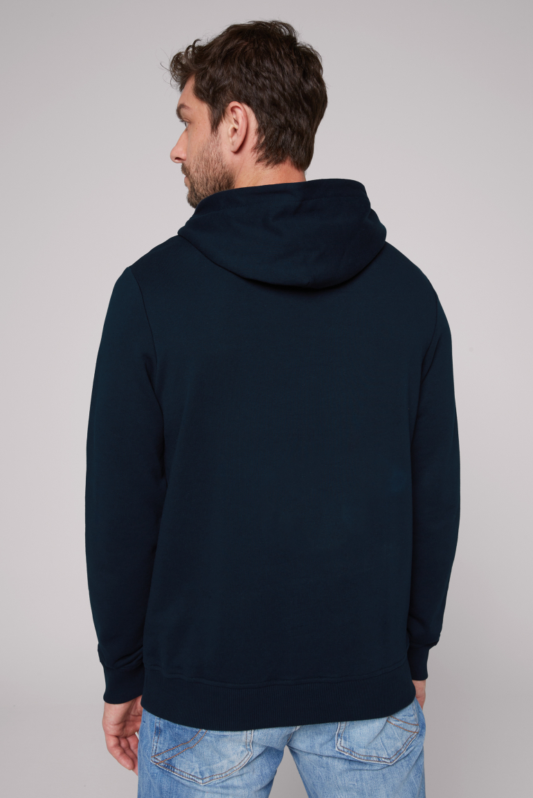 Basic Hoodie mit Logo Print