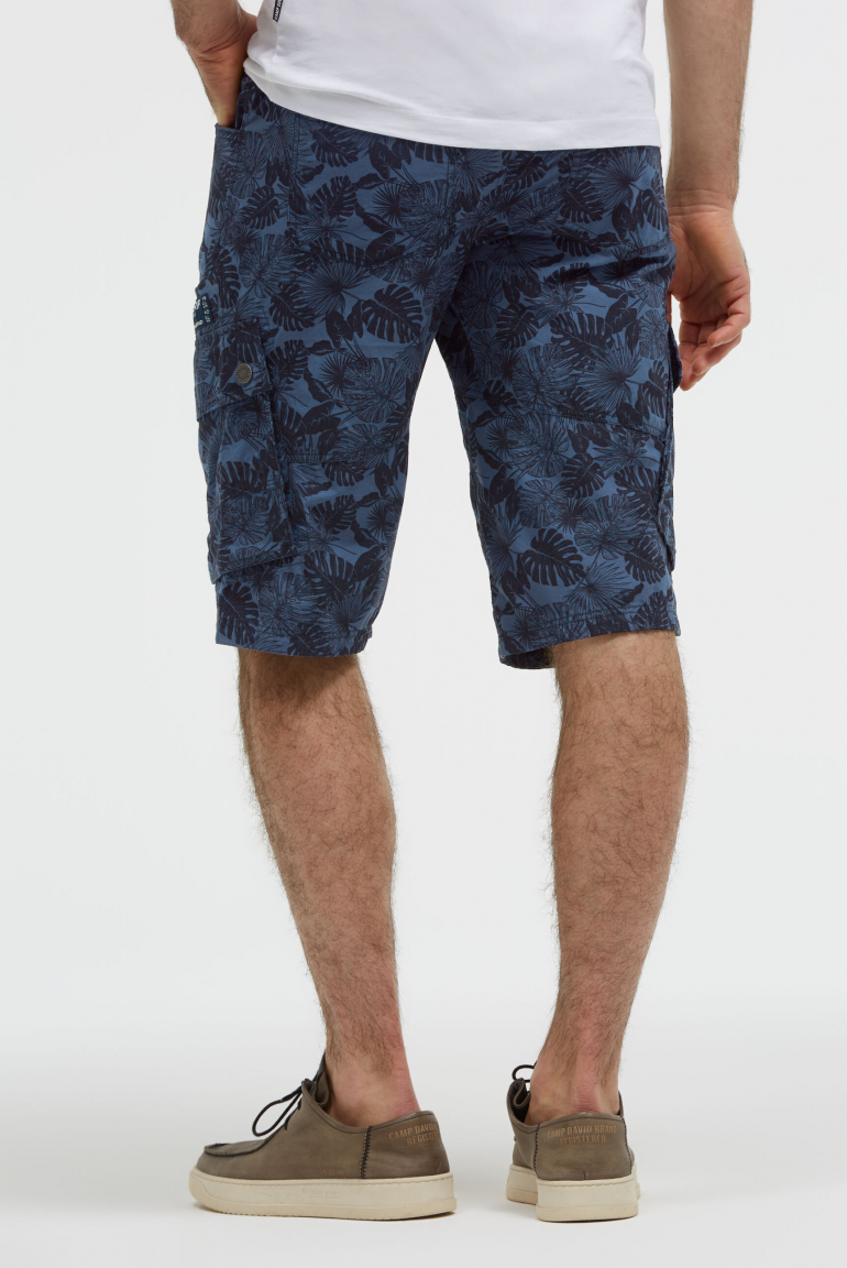 Cargo Shorts mit All Over Print