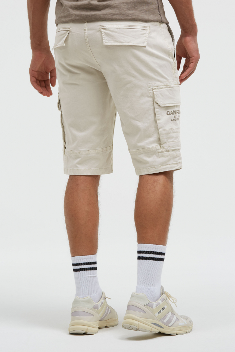 Cargo Shorts mit Prints im Used Look
