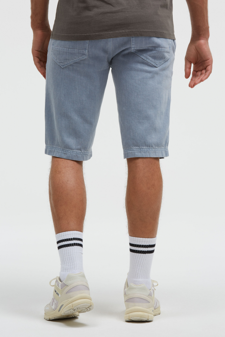 Chino Shorts mit Used-Waschung