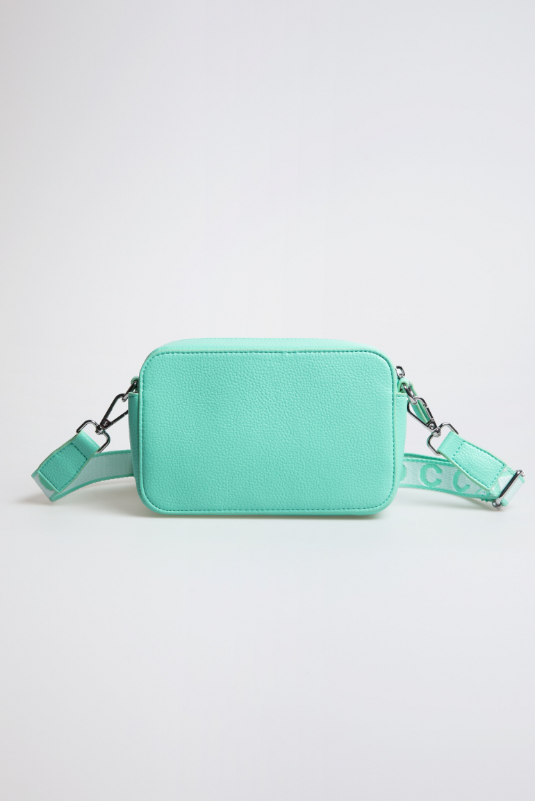 Crossbody Bag mit Logo und Intarsia-Webriemen