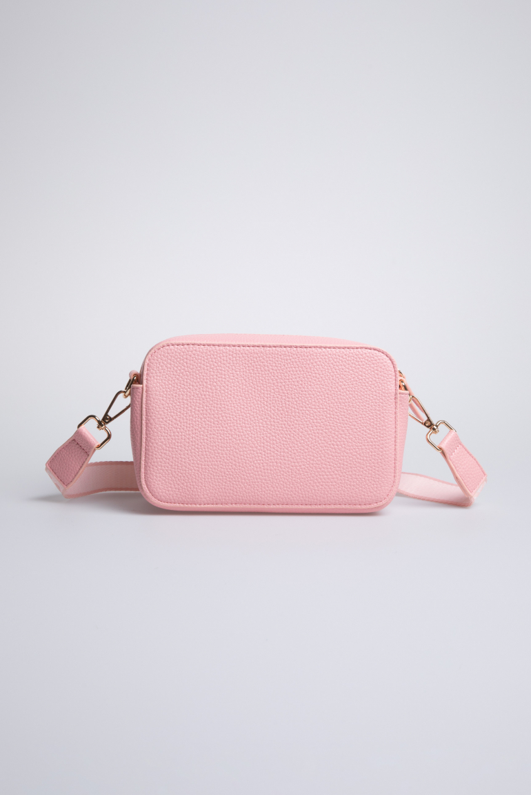 Crossbody Bag mit Logo und Intarsia-Webriemen