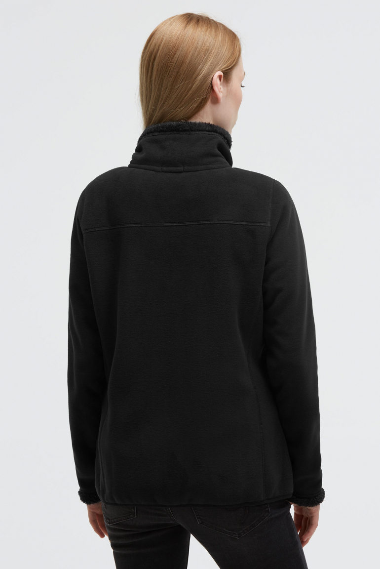 Fleecejacke im Sherpa-Look