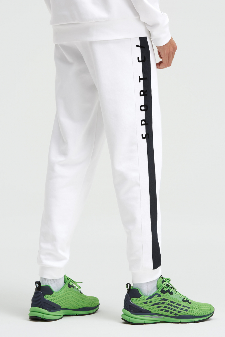 Jogginghose mit Logo-Tapes an den Seiten