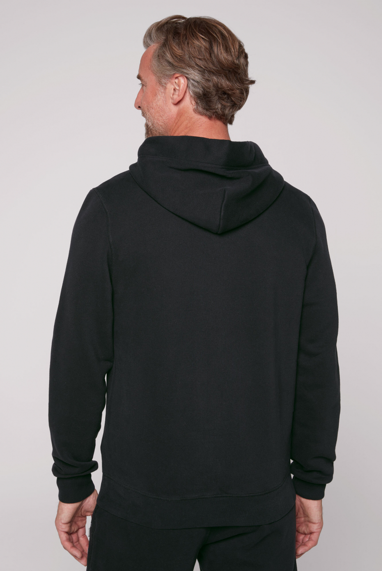 Kapuzensweatjacke mit Retro-Artwork