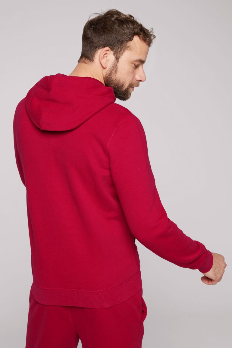 Kapuzensweatjacke mit Retro-Artwork
