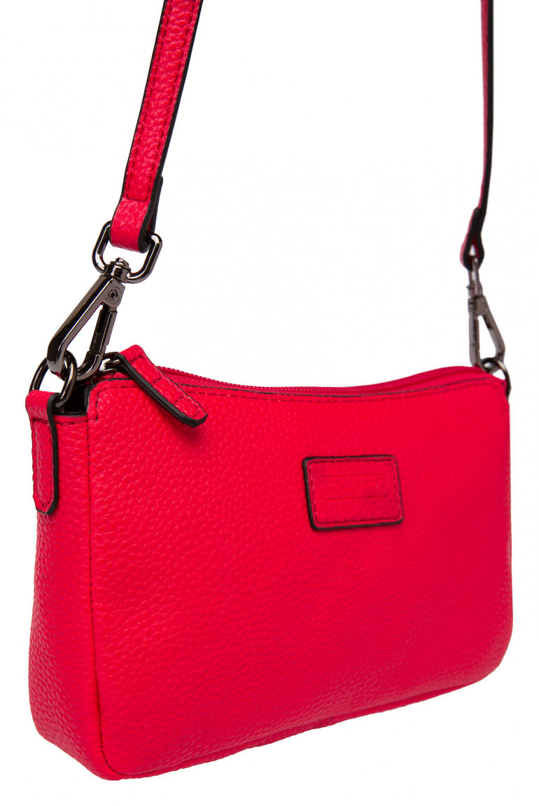 Kleine Crossbody Bag mit Label Badge