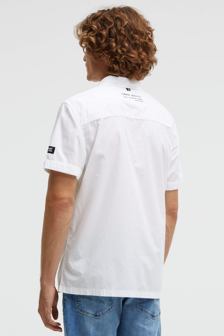 Kurzarmhemd mit Label Prints