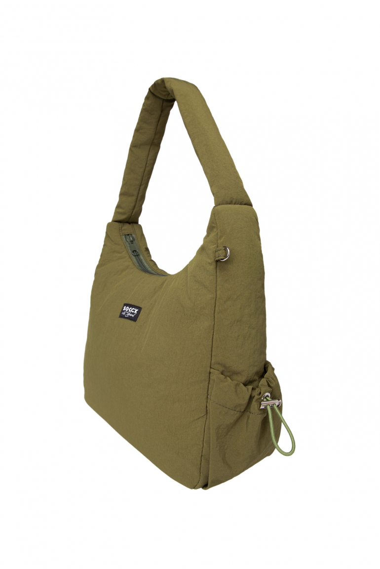 Leichte, wattierte  Schultertasche