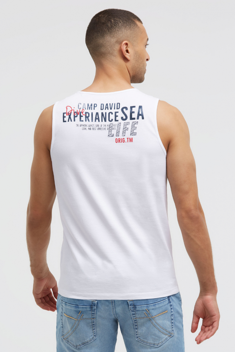 Muskelshirt mit Logo Prints