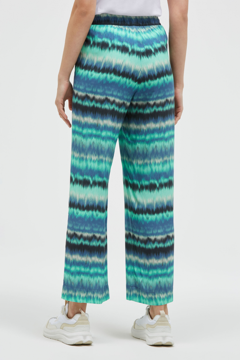 Palazzohose mit All Over Print