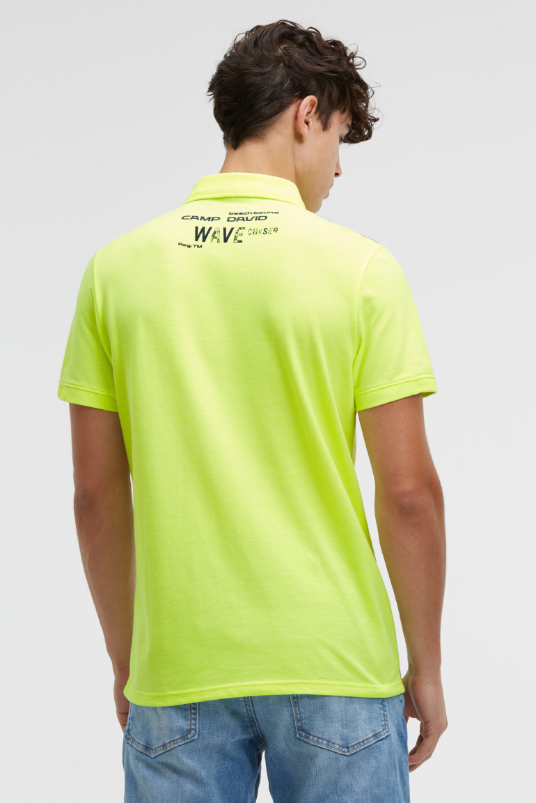 Pikee-Polo Kurzarm mit Rubber Prints