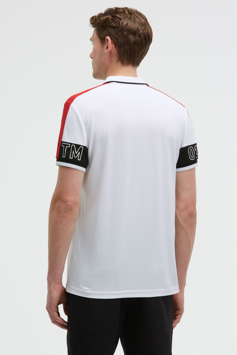 Pikee-Polo mit Colour-Blocking