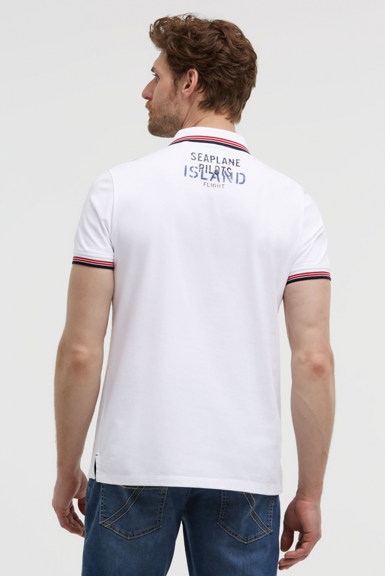 Poloshirt Kurzarm mit Logo-Applikationen
